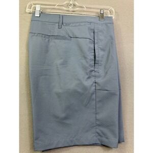 All in Motion Mens Golf Shorts Gray Blue Diamond Texture Size 34 Activewear